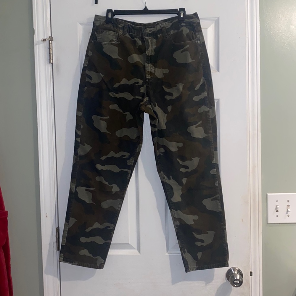 american eagle camo jeans size 14